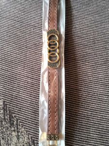 Stylish Brown Bracelet with Gold Accents r