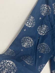 Elegant Blue Printed Kurta