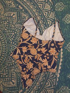 Stylish Floral One-Piece Swimsuit