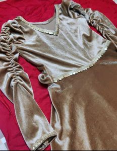 Girls Velvet Princess Dress