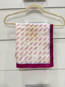Coach silk Scarf Logo Print