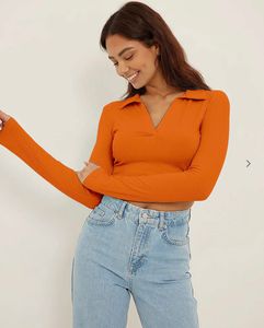 Ausk Ribbed Long Sleeve Crop Top