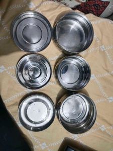Vintage Stainless Steel Tiffin Set