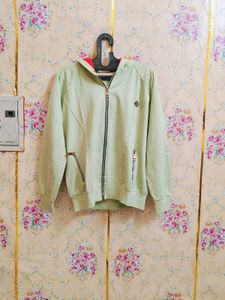 🇳🇿💫🎀Light Green Zip-Up Hoodie