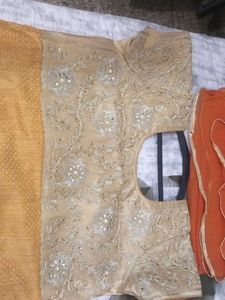 Elegant Gold Kurta with Dupatta
