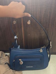 Blue Shoulder Bag