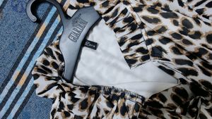 Zara Leopard Print Ruffle Dress
