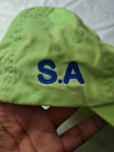 Lime Green Polo Cap
