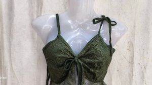 Lace Tie-Up Camisole Top