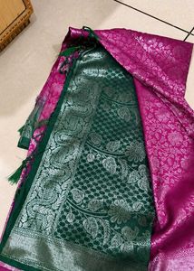 Elegant Silk Saree with Intricate Weave