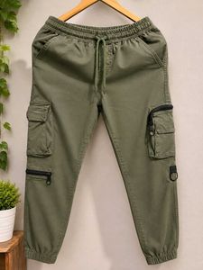 Olive Green Cargo Pants
