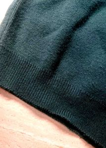 Men's Green V-Neck Sweater Vest