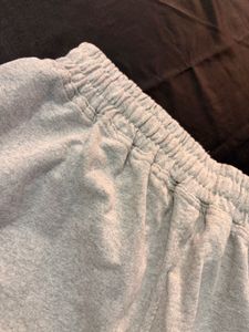 Grey Wide Leg Sweatpants
