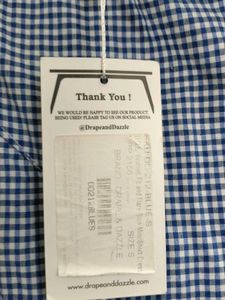 Blue Gingham Dress