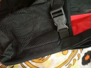 Red &amp; Black Backpack for school