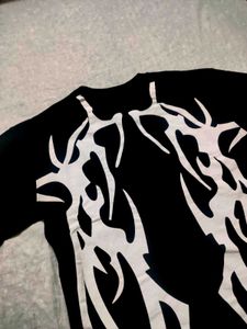 Cyber-Grunge "Tribal" Graphic Tee