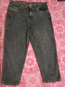 women's Washed Grey Denim Jeans