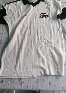 White Striped Polo Shirt