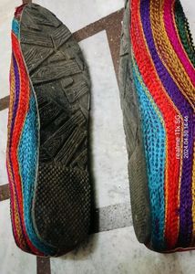 Multicolor Punjabi Jutti Cum Belli ✔️