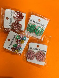 New 4 Pics Combo Set Fancy Earrings