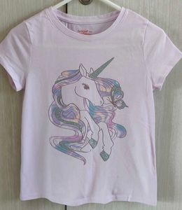 Lavender Tee Shirt With Unicorn