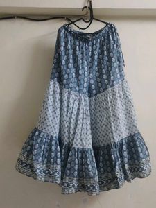Anarkali Kurta Set with Flared Garara &amp; Dupatta