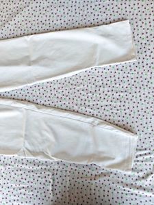Classic White Straight Leg Pants