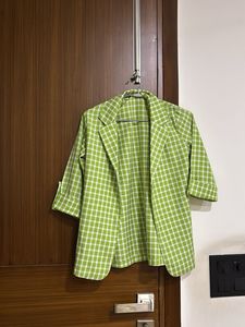 Green Checkered co-ord set
