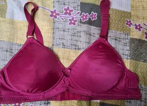 Comfortable Magenta Bra
