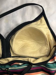 Striped Bikini Top