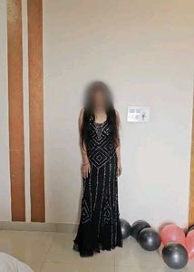 Cocktail Stone Work Gown