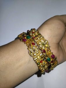 Designer Kada Bangle Set