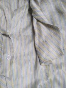 Elegant Striped Blouse with Scarf Deta imported fa
