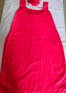 Bright Pink Sleeveless kurti