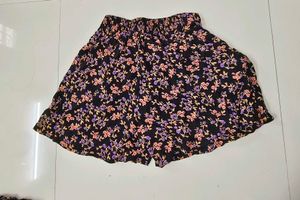 Floral Smocked Crop Top &amp; Shorts Set