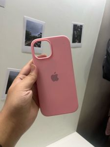 Iphone 14/15 pink silicone Case