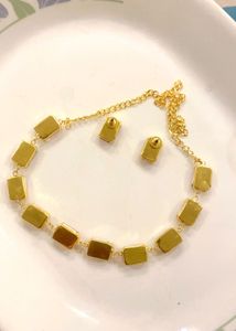 New Stunning Pink Gemstone Jewelry Set