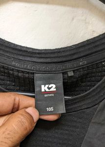 k2 tshirt Black Long Sleeve Athletic Top
