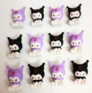 Set of 12 Kuromi Design 3d Erasers