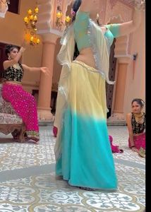 Designer Ombre Lehenga Choli Set