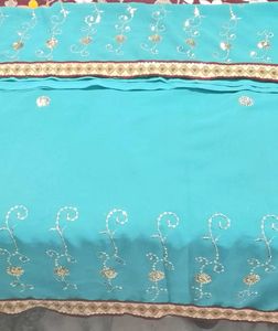 Brand new Beautiful fancy embroidery Saree