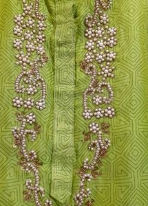 Lime Green Embroidered Kurta