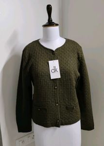 💥Price Drop💥Vintage Olive Green Cardigan