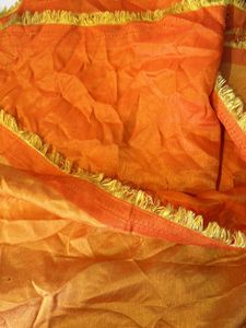 2 Tone Orange And Yellow Fabric