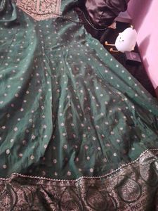 Elegant Embroidered Green Kurta