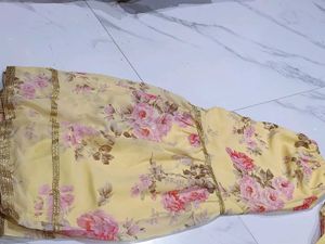 Floral Print Sharara Suit Set