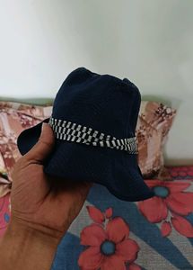 Stylish Navy Blue Bucket Hat