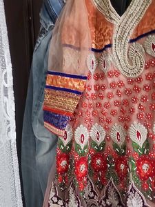 Floor Length Anarkali SUIT With Net Dupatta