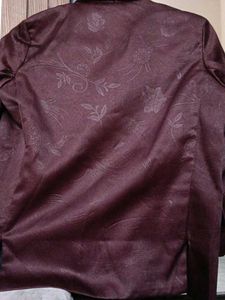 Burgundy Suit Set