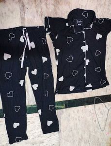 Comfortable Heart Print Pyjama Pants